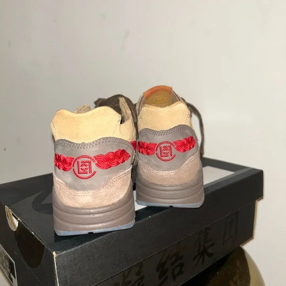 Nike Kids Brown and Red Sneakers